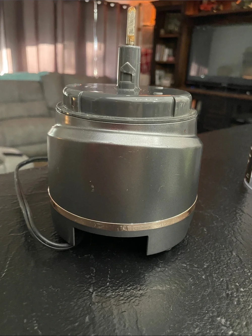 Crux 3-Cup Mini Food Chopper & Puree - Gray 7x10 no box